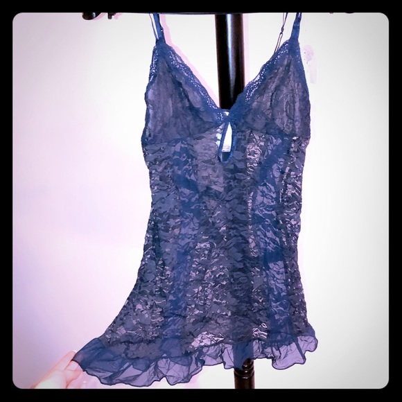 Nordstrom Sexy Lingerie Dress Blue - Picture 1 of 4